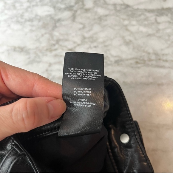 Aritzia Wilfred Melina Straight Leg Vegan Leather Pants - Picture 10 of 10